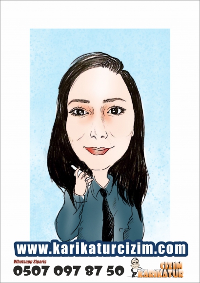 güvenlik görevlisi karikatür çizim