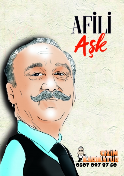 Afili Aşk Karikatür Çizim Altan Erkekli